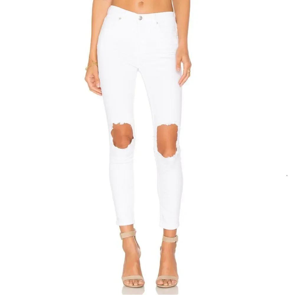 Free People Busted Knee Skinny Jean